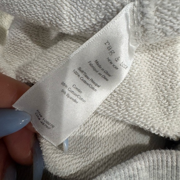 rag & bone Light Gray lace up sweatpants small - Picture 5 of 5